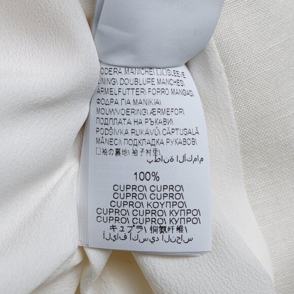 Brunello Cucinelli SS/17 Cream Linen Crystal-Embellished Double-Breasted Blazer - Picture 15 of 15